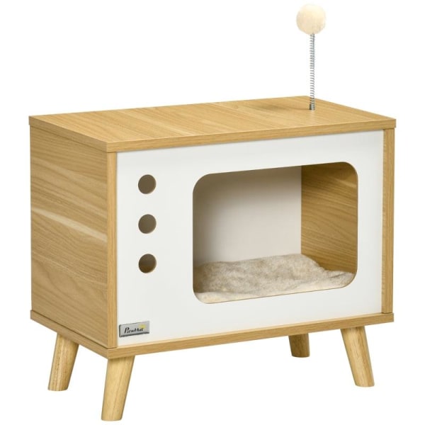 Rootz Cat House - TV Design Cat Cave Inkluderar leksak - Tvättba
