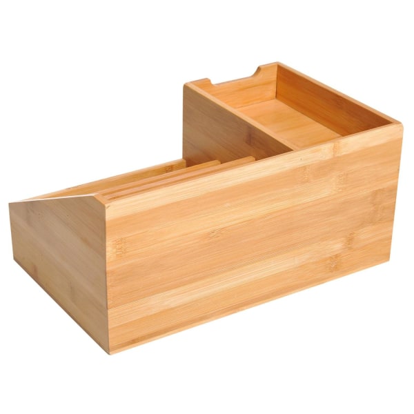 Rootz Desk Organizer - Bruin - Bamboe - 12,99 cm x 8,07 cm x 6,1 cm