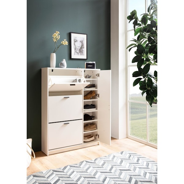 Rootz stort skoskab - Moderne skoopbevaring - Entryway Organizer - Rigelig opbevaringsplads - 90 cm x 120 cm x 24 cm