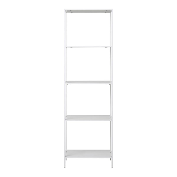 Rootz Vitan hylly - Metalli 5 -tason kirjahylly - Storage Unit - Modern Elegance - 51 cm x 35cm x 170 cm