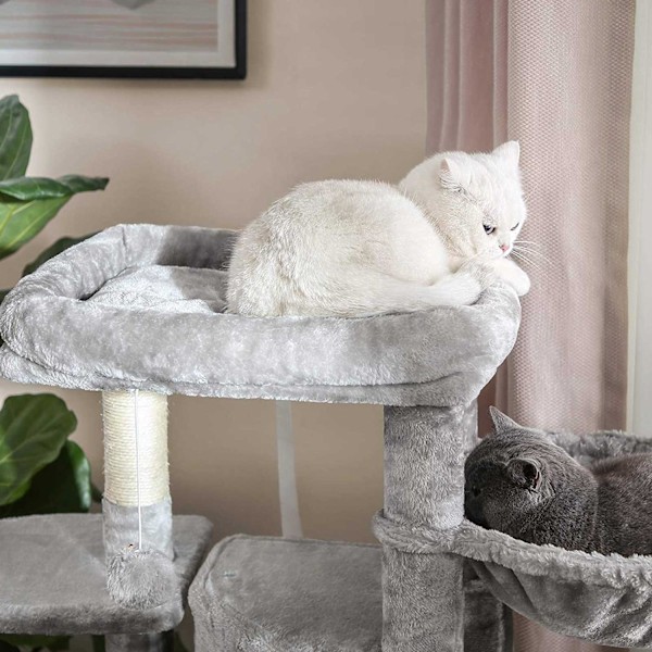 Rootz Cat Scratching Post - Tall Scratcher - Cat Tree - Spånskivakonstruktion - 49cm x 45cm x 120cm