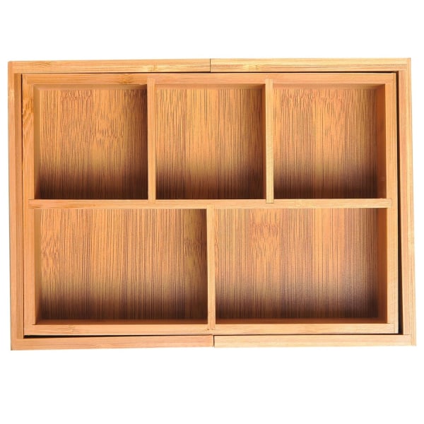 Rootz Drawer Organizer - Brun - Bambu - 9,68 cm x 6,92 cm x 2,75 cm