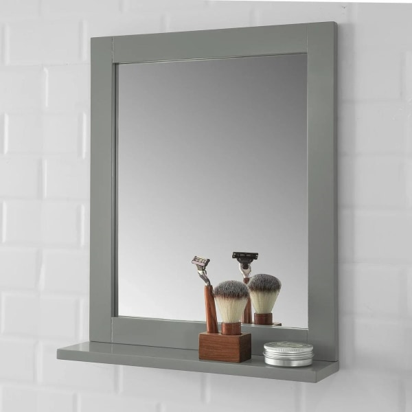 Rootz badeværelsesvægspejl - vægmonteret badeværelsesspejl med o