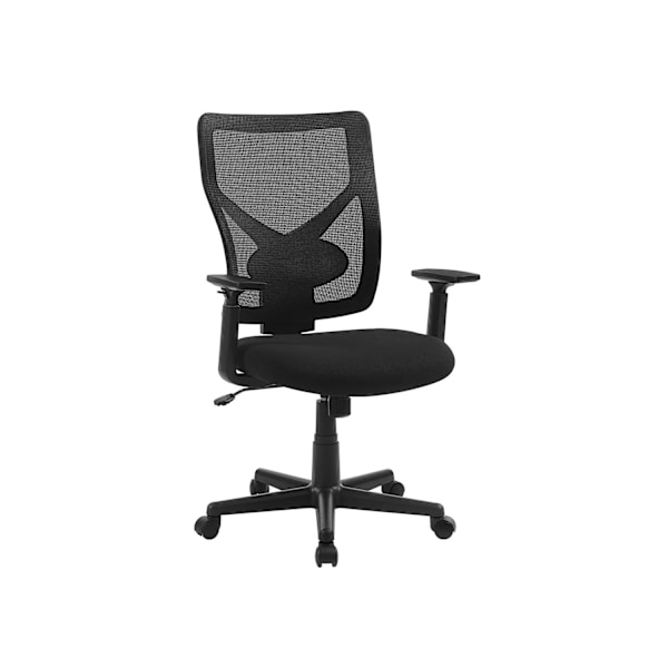 Rootz Ergonomic Office Chair - Skrivebordsstol - Justerbar lændestøtte - Forebygger muskeltræthed - Justerbar sædehøjde - 110,5-112,5 cm x 53 cm x 52