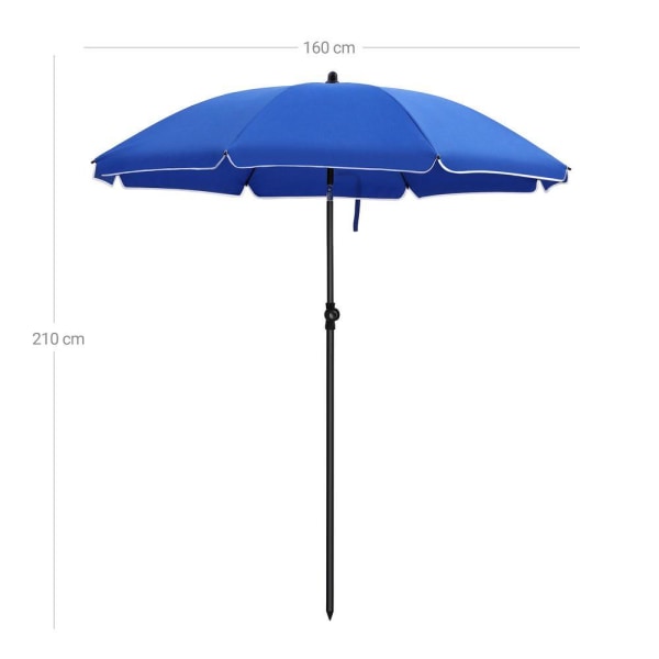 Rootz Parasol - Foldeparasol - Strandparasol - Udendørs parasol