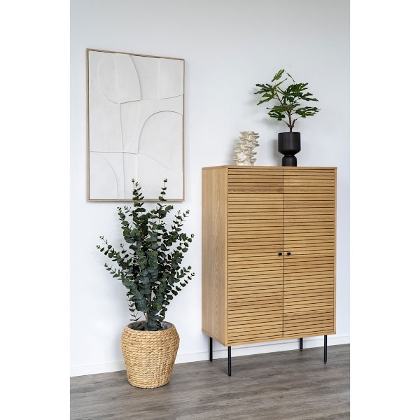 Rootz Relief Wall Decoration - Canvas Art - White Wall Hanging - Stylish Home Decor - 60cm x 3cm x 90 cm