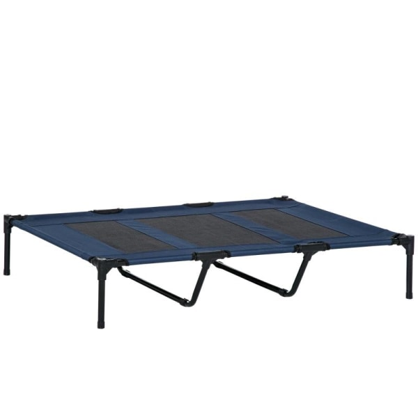 Rootz Hundeseng - Hundeseng - Katteseng - Dyreseng - Soveplads - Blå/sort - 122cm x 92cm x 23cm