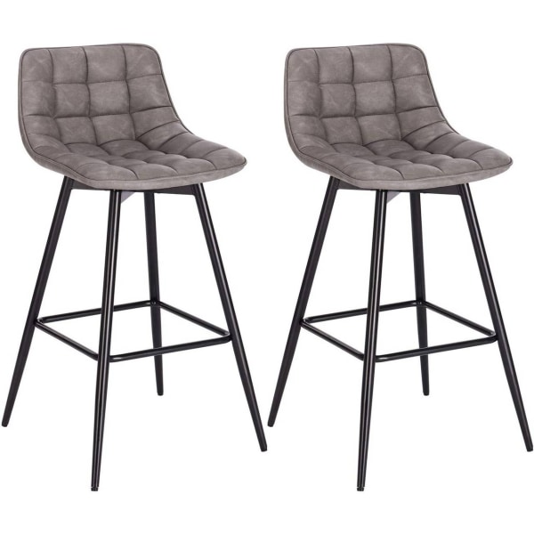 Rootz-baarijakkara - Designer-baarituoli - Jalkatuella varustettu työpöytä - Keinonahka - Ergonominen ja mukava - Tukeva ja kestävä - Monipuolinen ja
