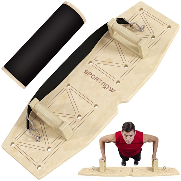 Rootz Push Up Bars Set - Push -Up Bars - Training Board - Förbättra fitness - 80 cm x 30 cm x 26 cm