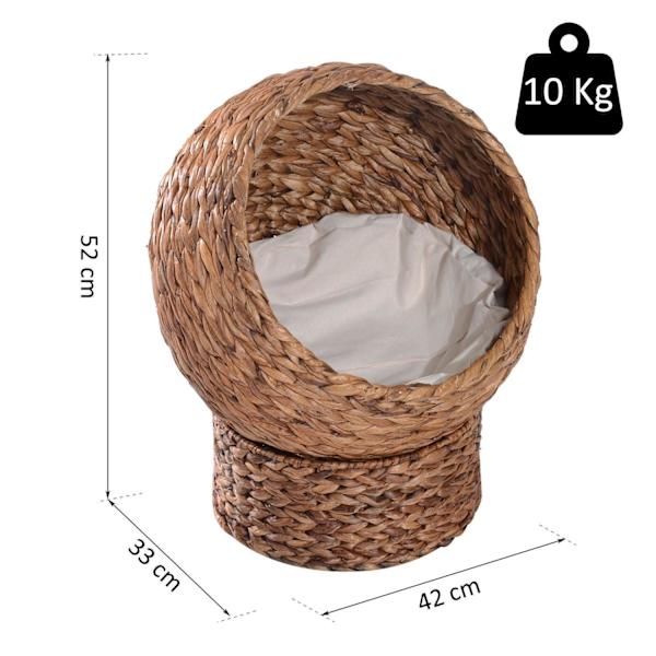 Rootz Cat Cave - Ruskea - Metalli, Puuvilla - 16,53 cm x 12,99 cm x 20,47 cm