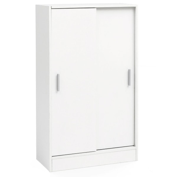 Rootz arkivskåp trä 60 x 107,5 x 28,5 cm vit - Design multifunktionsskåp - Kontorsskåp Modernt - Byrå Hallmöbler - Sideboard hall byrå - Litet förvari
