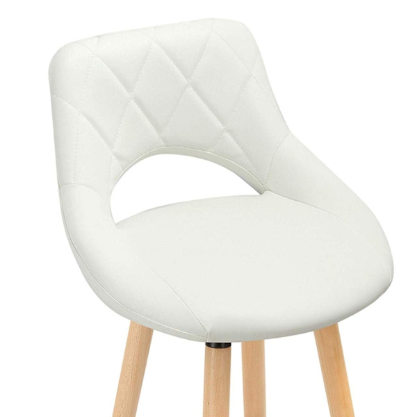 Rootz sæt med 2 barstole - Bordskamler - Høje stole - Ergonomisk støtte - Nem montering - Holdbart design - 43cm x 40cm x 96cm