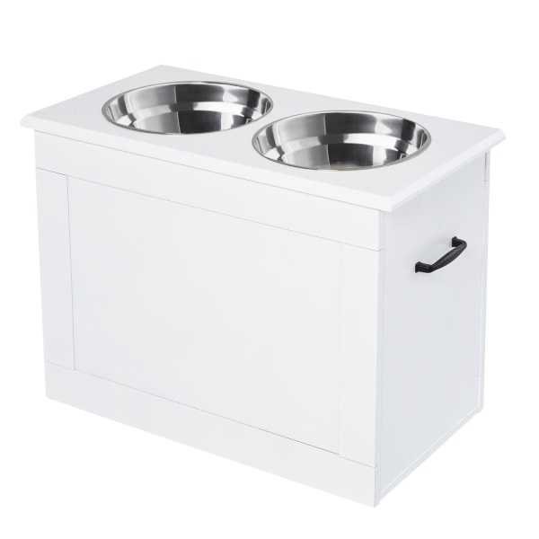 Rootz Feeder - 2 Feeder - Opbevaringsplads - MDF - Hvid - 60 x 30 x 41 cm