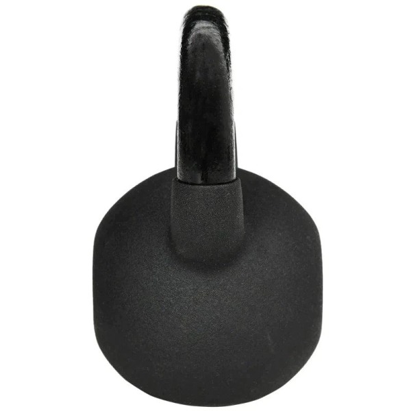 Rootz Kettlebell - Massive Kettlebell - 12 Kg - Med plastbelægning - Stål/PVC - Sort - 20 x 13 x 22 cm