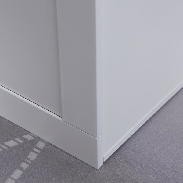Rootz matare - 2 matare - Förvaringsutrymme - MDF - Vit - 60 x 30 x 41 cm