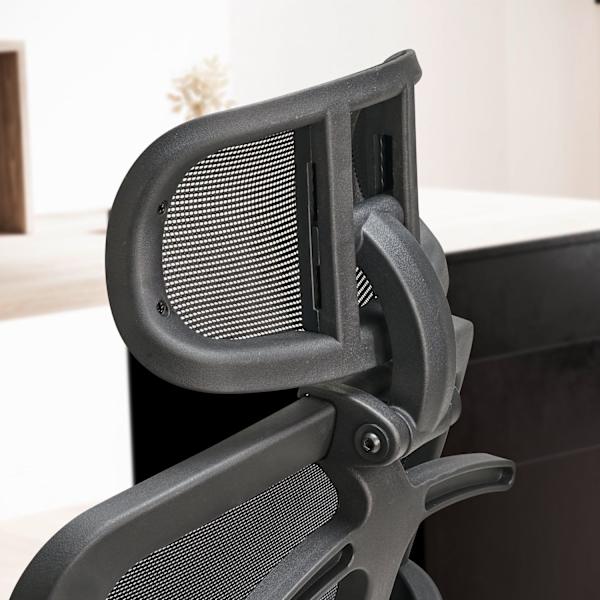 Rootz Modern Swivel Chair - Kontorsstol - Ergonomisk stol - Meshöverdrag - Justerbart svankstöd - 120-130cm x 68cm x 68cm
