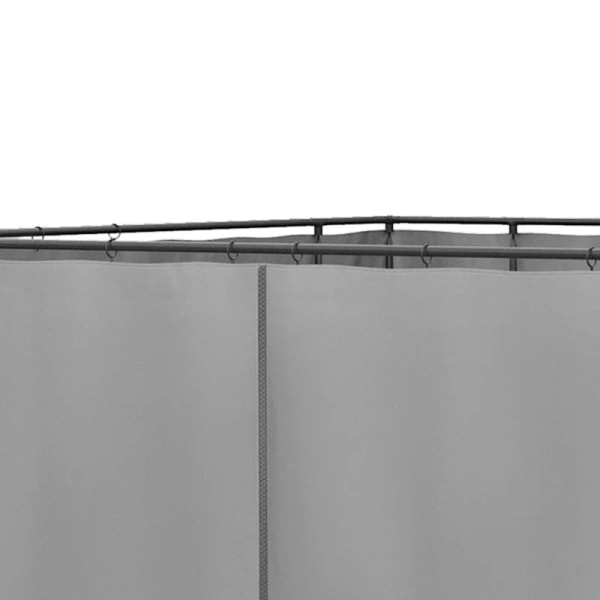 Rootz Gazebo - Sidepaneler - C Ringe - Kroge - Holdbar - Langtidsholdbar - Firkantet - Afrundede stænger - 100% polyester - Beige - 302x205cm