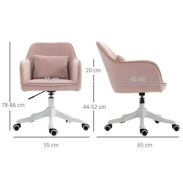 Rootz Massage Kontorstol - Skrivebordsstol - Computerstol - Drejestol - Arbejdsstol - Vibrationsfunktion - Højdejusterbar