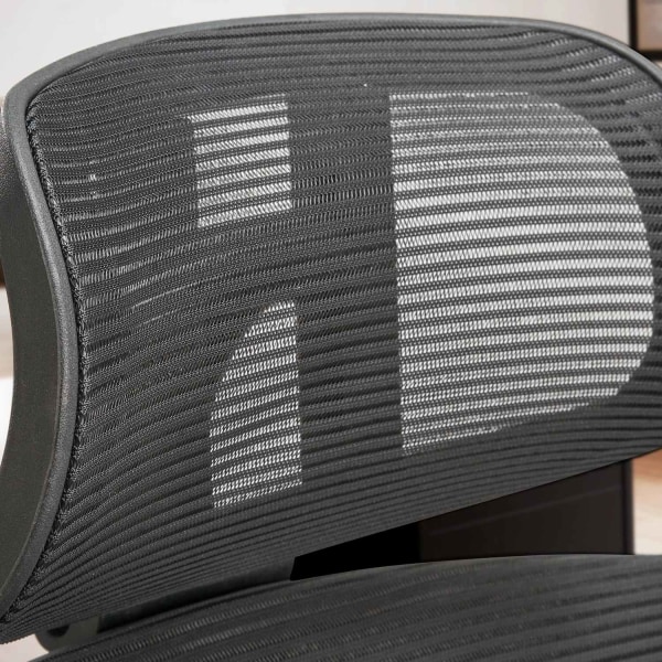 Rootz Modern Swivel Chair - Kontorsstol - Ergonomisk stol - Meshöverdrag - Justerbart svankstöd - 120-130cm x 68cm x 68cm