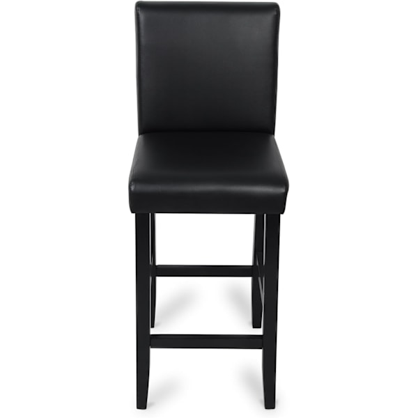 Rootz Set med 2 barstolar - Bänkstolar - Köksstolar - Högkvalitativt konstläder - Ergonomisk design - Modern industriell stil - 110 cm x 41 cm x 37,5