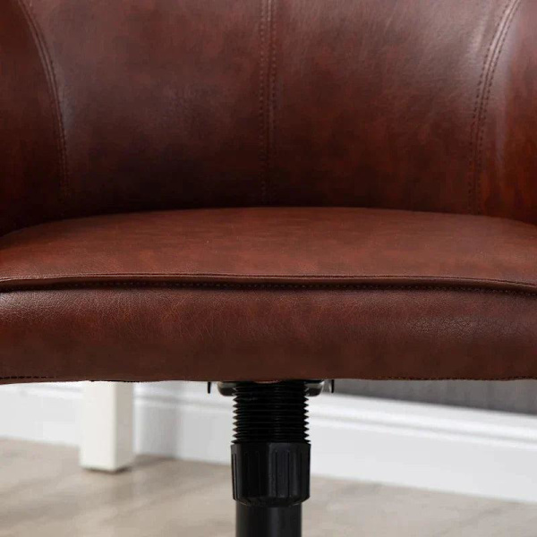 Rootz kontorsstol - Justerbar i höjdled - Vridfunktion - Brun - 58,5 cm x 62 cm x 91 cm