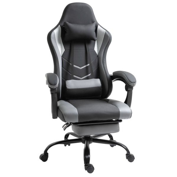 Rootz Gaming Chair - Svart - Skum, Pu - 24,4 cm x 20,47 cm x 50,39 cm