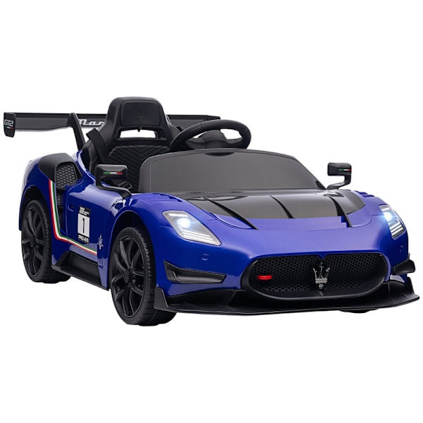 Rootz 12V Maserati GT2 lasten sähköauto - Lasten urheiluauto - Ajo-ajoneuvo - Endless Fun - 115cm x 60cm x 45cm
