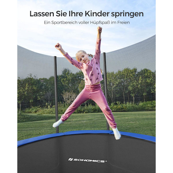 Rootz studsmatta - Barnstudsmatta - Trampoline för bakgård - TÜV Rheinland-certifierad - 150 kg Lastkapacitet - 76 cm - Galvaniserat stål