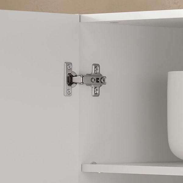 Rootz Kylpyhuoneen seinäkaappi - Säilytyskaappi - Alakaappi - MDF-materiaali - 36kg Paino Kapasiteetti - 90cm x 60cm x 30cm