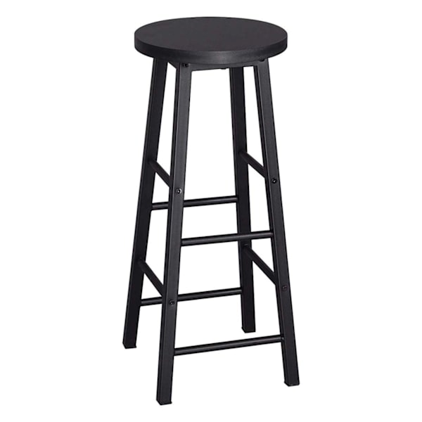 Rootz Industrial baarijakkara - Työpöytäjakkara - Metalli- ja puujakkara - Tukeva rakenne - Monipuolinen käyttö - Lattiasuojat - Istuinkorkeus 71 cm,