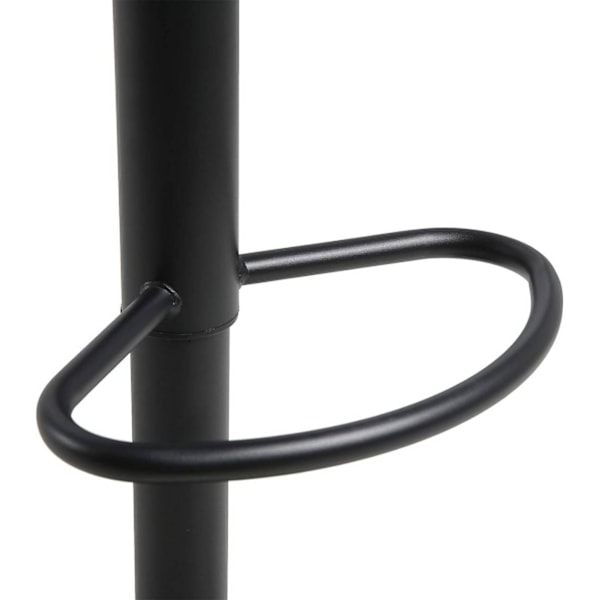 Rootz Barpall - Kökspall - Bänkpall - Ergonomisk sittplats - Stomme i konstläder/metall - Justerbar höjd - 38,5 cm x 39 cm