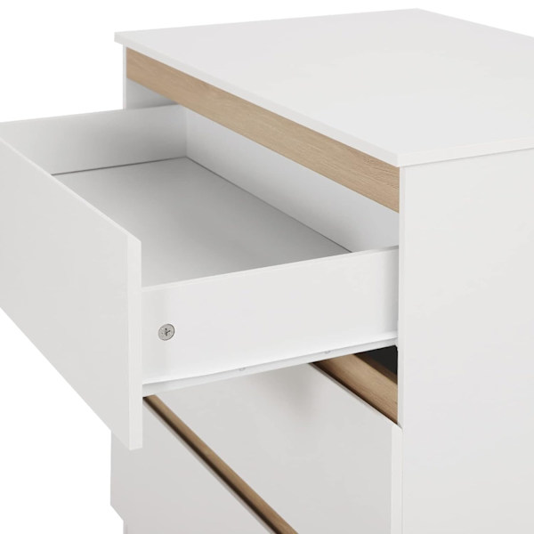 Rootz 2-i-1 puslebord - Vuggekommode - Opbevaringsenhed - Komfortabel højde - Sikkert design - Rigelig opbevaring - 80 cm x 48 cm x 78 cm