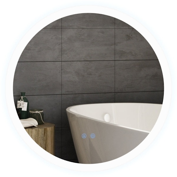 Rootz LED badrumsspegel - Väggmonterad sminkspegel - Justerbar ljusstyrka - Minnesfunktion - Immskydd - IP44 - 60cm x 3cm