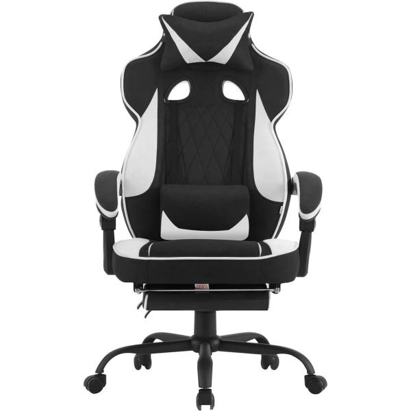 Rootz Gaming Chair - Kontorstol - Computerstol - Pocket Spring Pude - Ergonomisk design - Holdbart læderstof - 57cm x 51,5cm