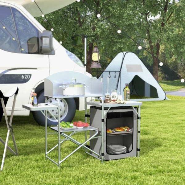 Rootz Camping Køkken - Udekøkken - Uv Beskyttelse - Bordplade -