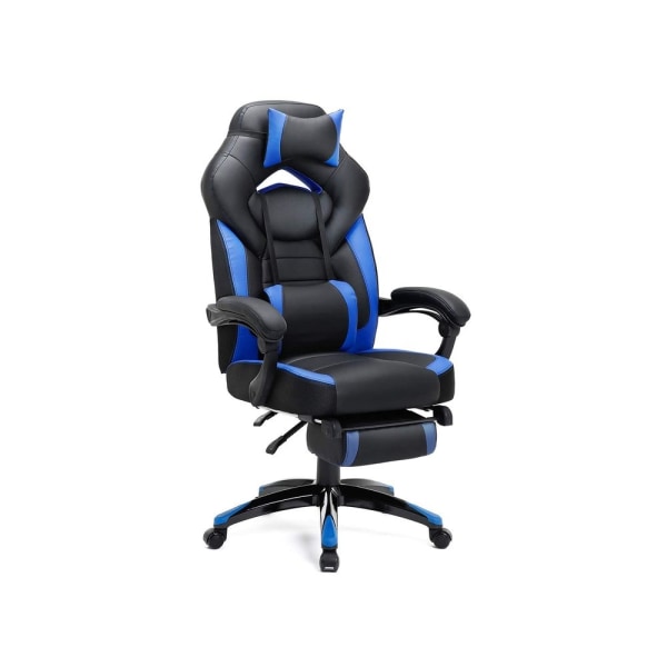 Rootz Gaming Chair - Ergonomisk kontorstol med fodstøtte - Højry