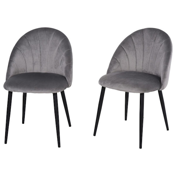 Rootz matstolsset - Grå, Svart - Polyester, Metall - 19,68 cm x 21,25 cm x 31,1 cm