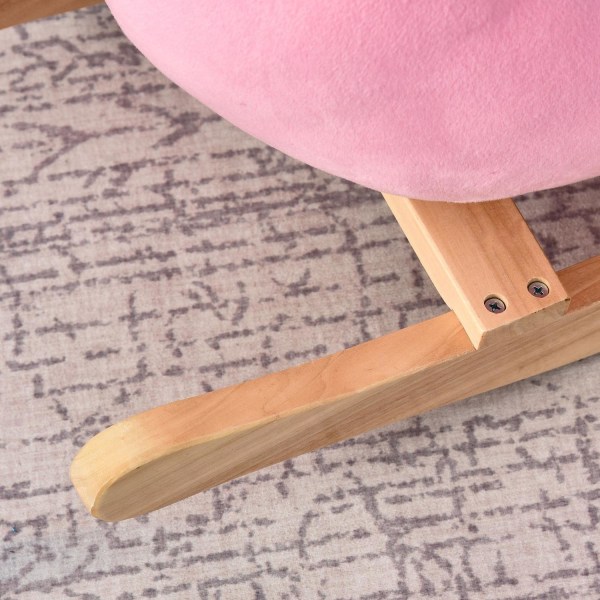 Rootz Rocking Toy Flamingo - Pink - Plys, polypropylen, aspetræ