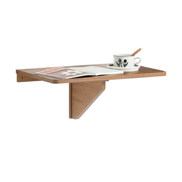 Rootz Väggmonterat hopfällbart bord - Köksbord - Skrivbord - Utrymmesbesparande design - Slitstarkt PB-material - Perfekt för små utrymmen och barnrum