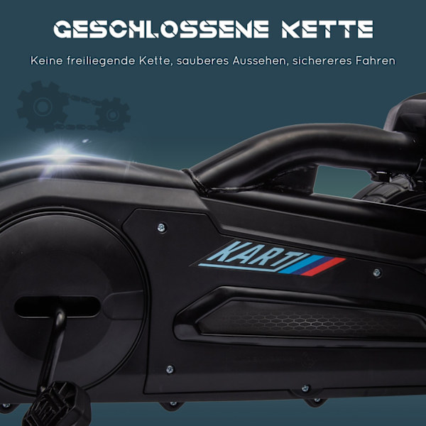Rootz Children's Go -Kart - Pedal Vehicle - Tread Car - Justerbart sæde - Fremme fysisk aktivitet - 100 cm x 58 cm x 58,5 cm