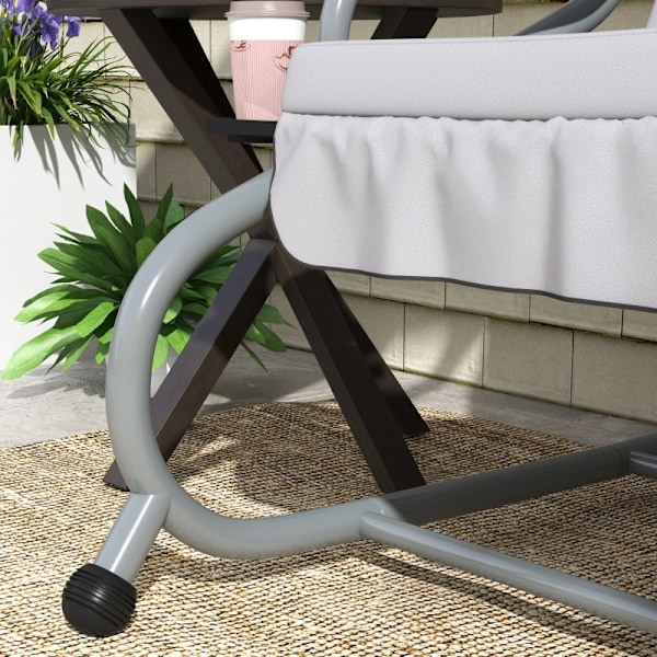 Rootz Hollywood Gynge - Havegynge - Verandagynge - 3-personers gynge - Cabriolet liggestol - Justerbar baldakin - 200 cm x 120 cm x 164 cm