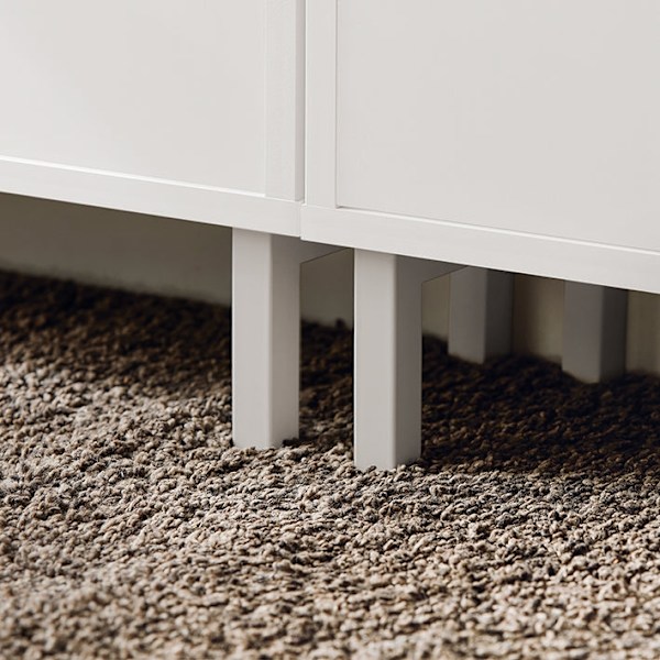 Rootz Skoskab med 2 klapper - Skovipper - Skokommode - Pladsbesparende design - Alsidig opbevaring - Forbedret stabilitet - Hvid - 50 cm x 91 cm x 19