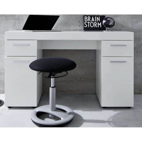 Rootz Desk - Arbejdsbord - Computerbord - Hvid - 120 x 76 x 41 cm