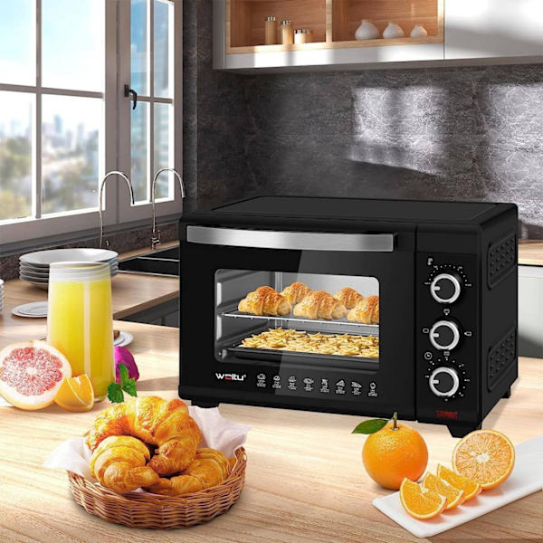 Rootz Miniugn - Kompakt köksapparat - Elspis - Effektiv dubbel uppvärmning - Multifunktionell matlagning - Enkel användning - 453 mm x 298 mm x 333 mm