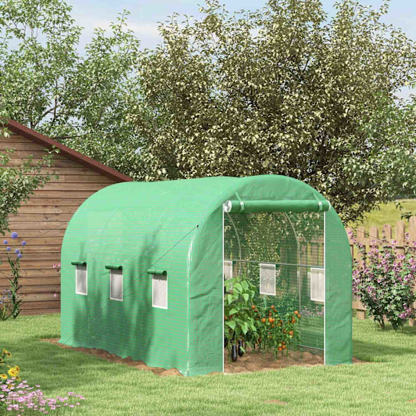 Rootz Garden Tunnel Greenhouse - Plant Protector - Outdoor Greenhouse - UV Resistant - 4m x 2m x 2,05 m