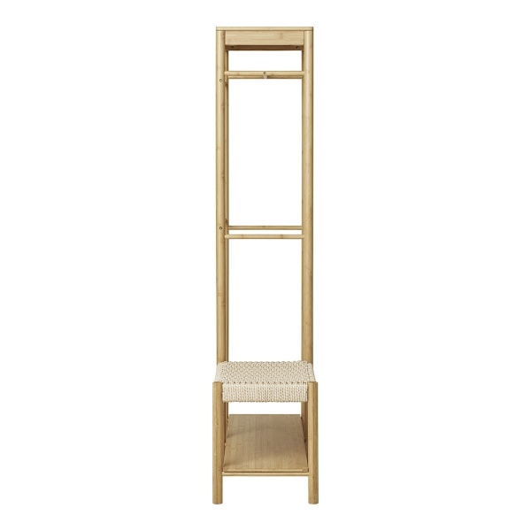 Rootz Ember Cheers Rack - Vaatteiden järjestäjä - Vaatejalusta - Tyylikäs bambukehys - 95 cm x 36cm x 165 cm