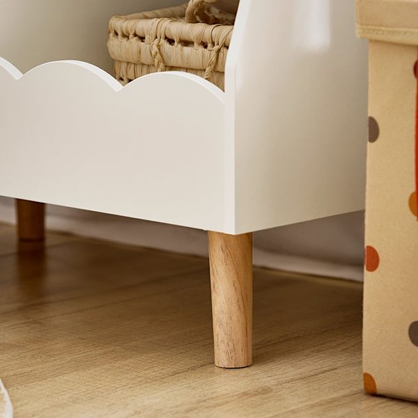 Rootz lasten kirjahylly - Lasten kirjahylly - Lelujärjestin - MDF(E1), puu - 61cm x 71cm x 35cm - 10,3kg - 2 kokoa - Helppo koota