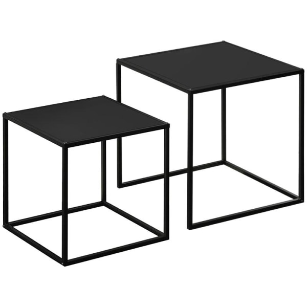 Rootz Sidebord - Sofabord - Indlejringsbord - Sæt med 2 - Modern