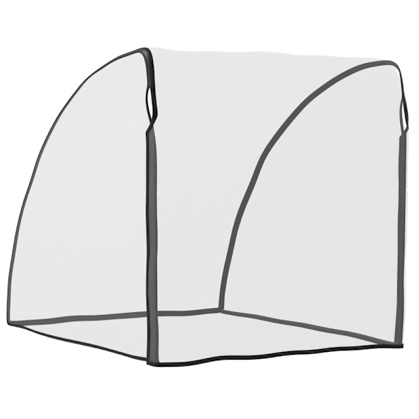 Rootz regnskydd för barncykelvagn - Vattentätt skydd - Barnsäkert skydd - Giftfri polyeten - 76cm x 61cm x 61cm