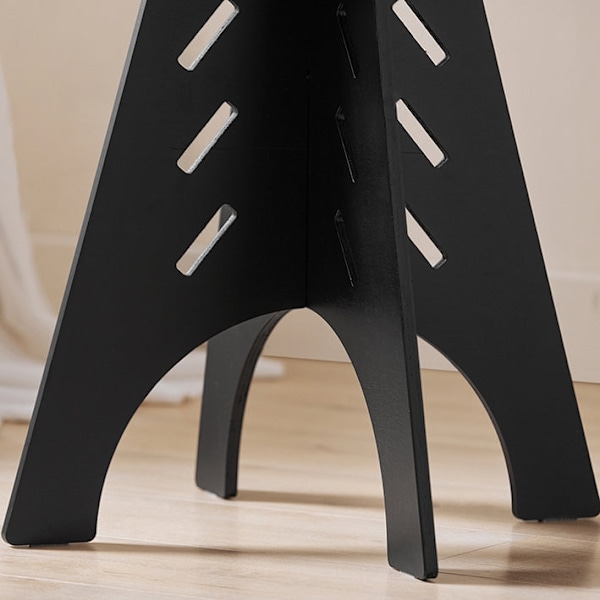 Rootz træsidebord - Sofabord - Tandledsbord - Nem montering - Miljøvenlig - Støjreducerende gulvbeskyttere - H55 x Ø46,5 cm